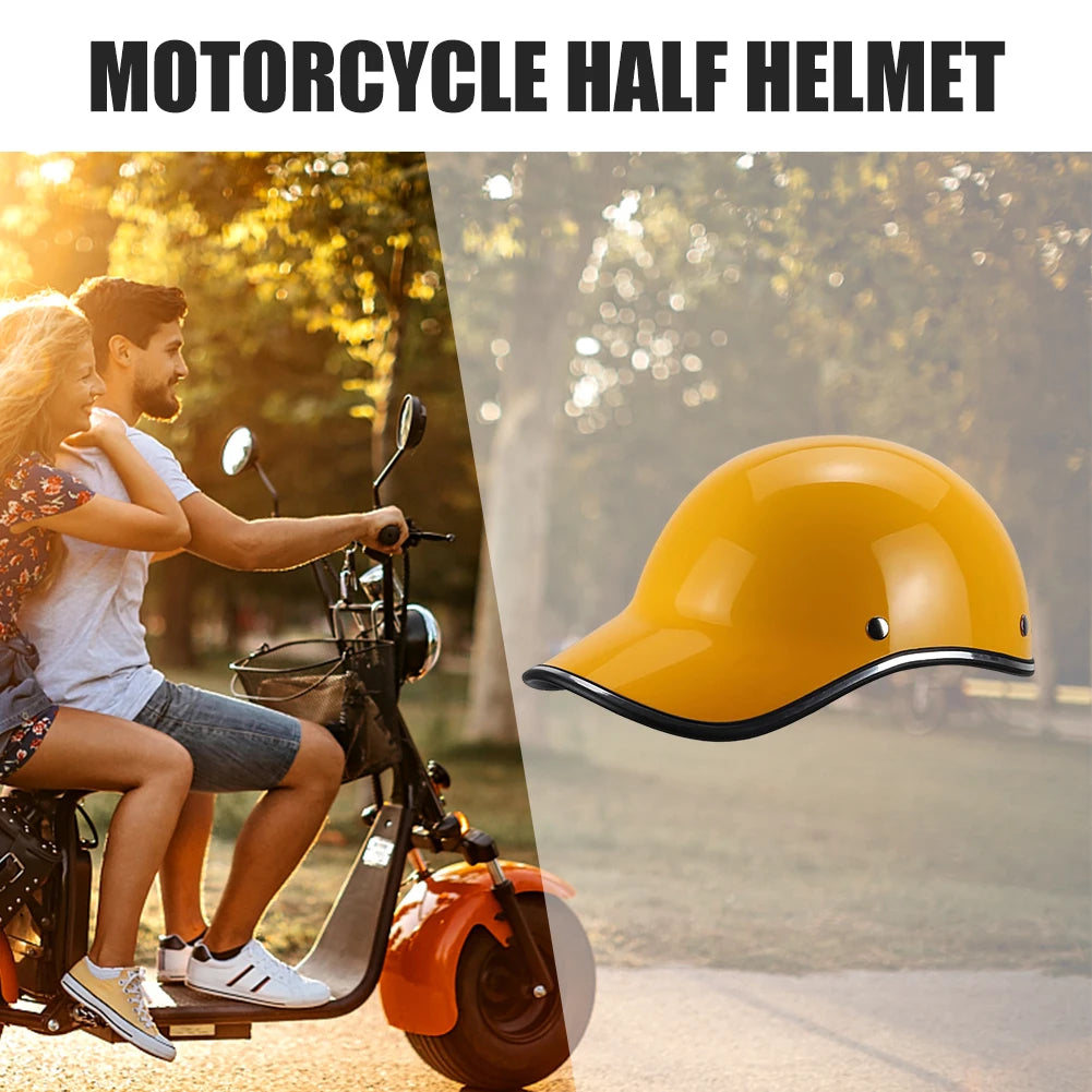 Baseball Hat Style Adult Electric Bicycle Helmets Extended Brim Cycling Helmet Impact Resistance Sunscreen Cycling Equipment