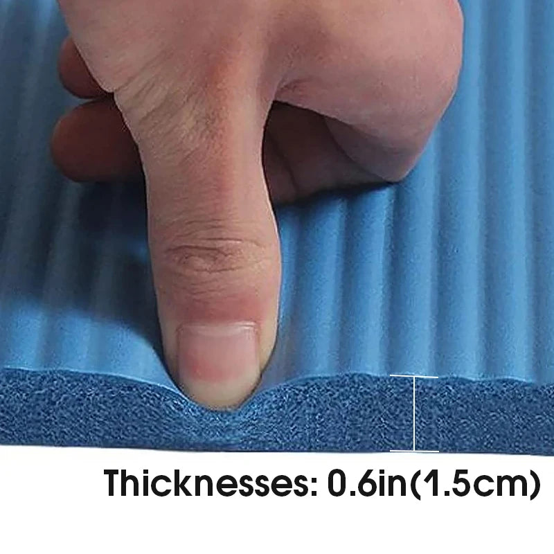 Thick Yoga Mat Yoga Knee Pad Cushion Anti-skid Sports Fitness EVA Comfort Foam Mat for Exercise Yoga and Pilates Gymnastics Mat