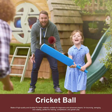 Cricket Ball Sports Wind Indoor Outdoor Soft Training Balls for Practice Portable Training Balls for Swinging Bouncing Spinning