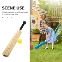 24 Inch Kids Cricket Set EVA Bat Ball Lightweight Durable Outdoor Indoor Game Activities Sports Set Backyard Toy Beach Game