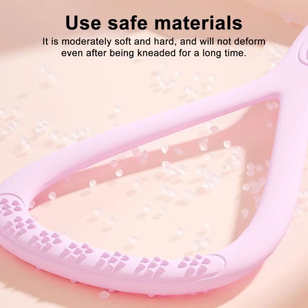 Figure 8 Yoga Resistance Band 35 LB Soft Silicone Exercise Band Quick Rebound Fitness Resistance Band Gym Stretching Pilates