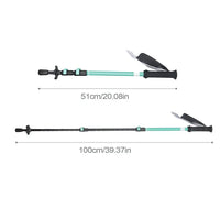 Kids Trekking Stick Lightweight Telescopic Kids Walking Stick EVA Grips Adjustable Aluminum Alloy Hiking Sticks for Boys Girls