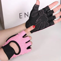 Cycling Fingerless Gloves Professional Gym Fitness Breathable Anti-Slip Women Men Half Finger Summer Fishing Female Bicycle Bike