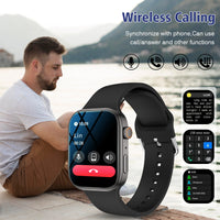 Smart Watch Bluetooth Call Message Display Fitness Monitoring Bracelet Christmas Gift Suitable for Android iPhone