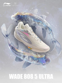Li-Ning Men's WADE 808 5 ULTRA Professional Basketball Shoes SUPER BOOM Cushioning Wearable LiNing Sneakers Sport Shoes ABAV015