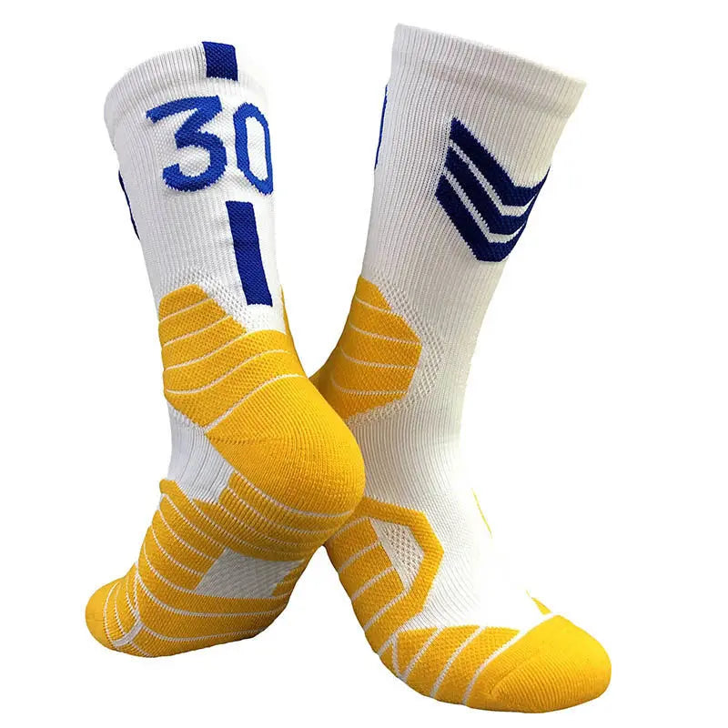 Professional Star Basketball Socks Elite Thick Sports Socks Adults Kids Non-slip Breathable Durable Towel Bottom Sports Socks