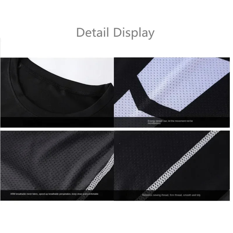 Men's Compression Pants Cycling Running Basketball Soccer Elasticity Sweatpants Fitness Tights Legging Trousers Rash Guard