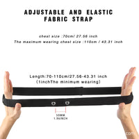 Heart Rate Monitor Replacement Sensor Band Belt Soft Fitnesss Chest Band Chest Belt Fits for Polar Garmin Magene