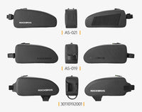 ROCKBROS Bicycle Bag Bike Frame Top Tube Bag Large Capacity Storage Waterproof Hard Shell Bicycle Bag MTB Road Bike Accessories