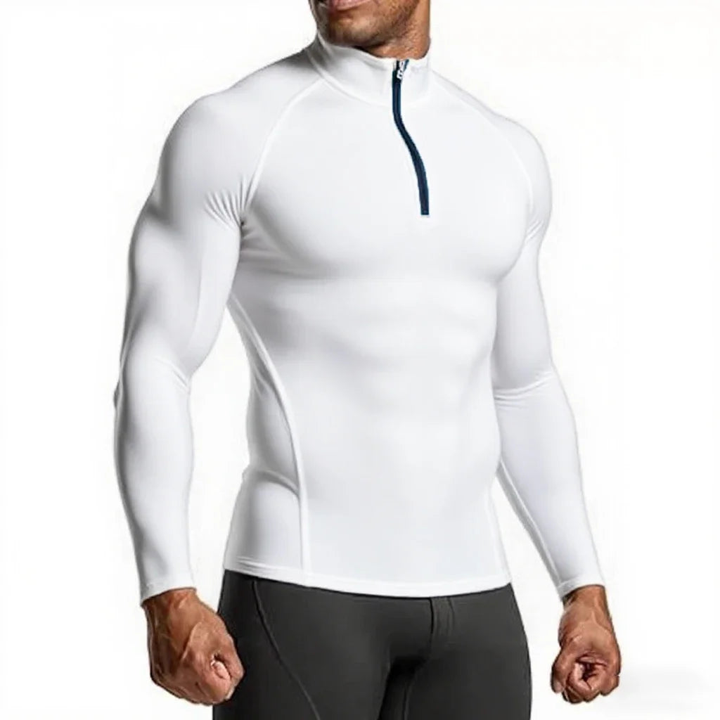 Men Sportswear Fitness Shirts Slim Long sleeve Gym T-shirt Running Top Tee Tights Training Compression Clothes Sport T Shirt Men