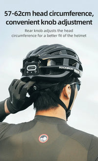 ROCKBROS Cycling Light Helmet USB Charging Electric LED Front Light Helmet Night Cycling Safety Helmet Bicycle Scooter Helmet