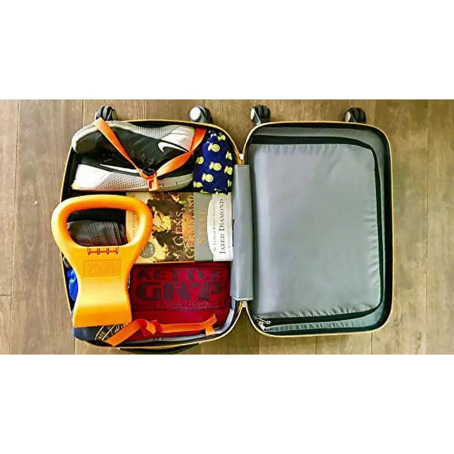 Adjustable kettlebell weight grip, portable, can be clipped onto dumbbells, suitable for travel, gym bag exercise