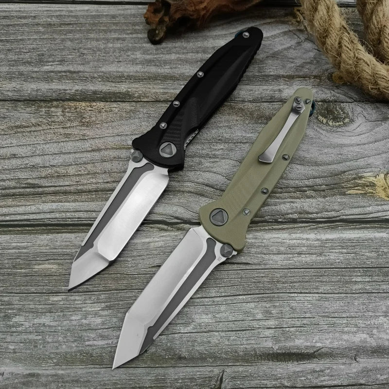 Folding Pocket Knife High Quality Multi-tool D2 Blade G10 Handle Outdoor Camping Fishing Sharp Cutting Combat Knives Men's Gift