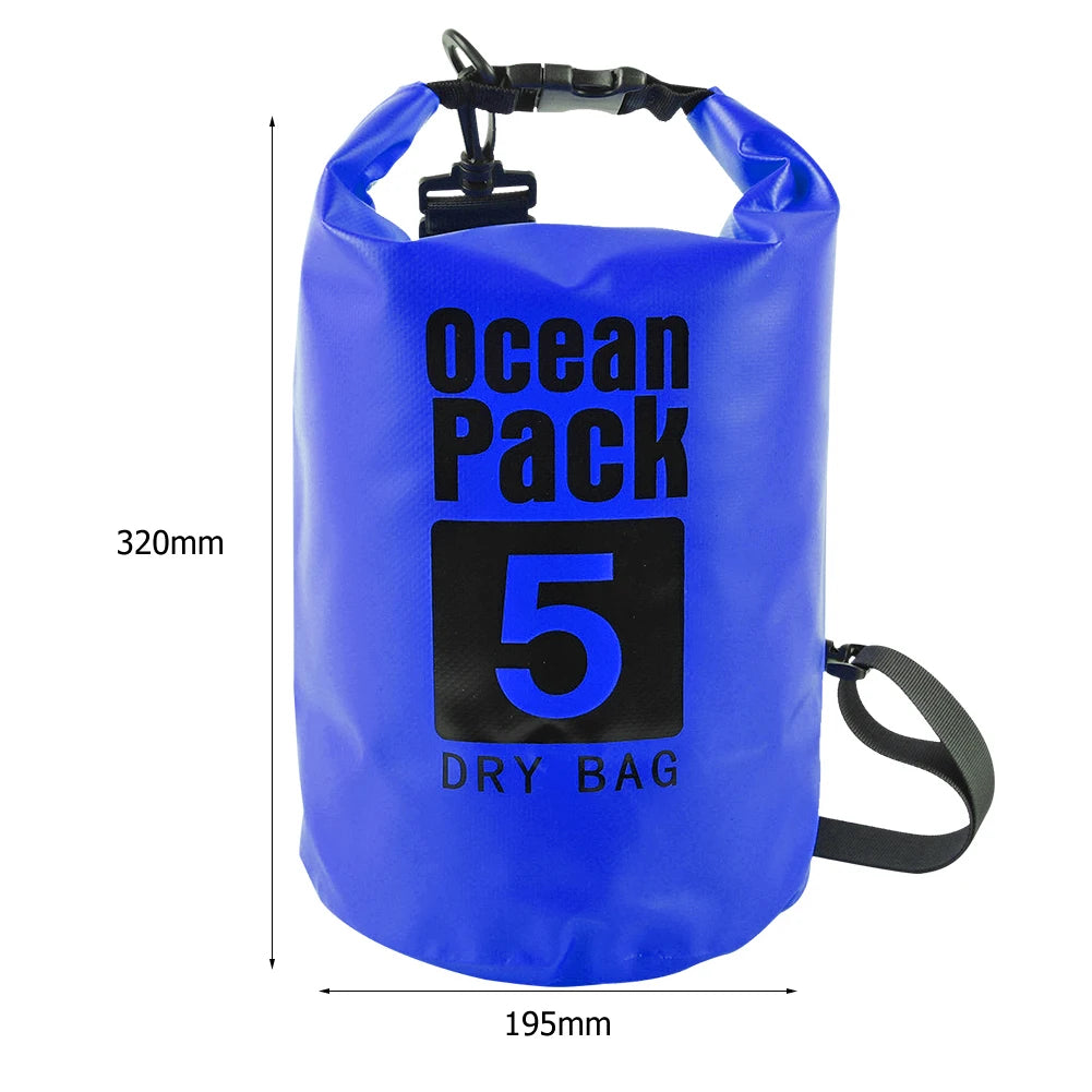 20L Inflatable Open Swimming Buoy Tow Float Dry Bag With Waist Belt For Boating Rafting Swimming Bucket Water Sport Safety Bag