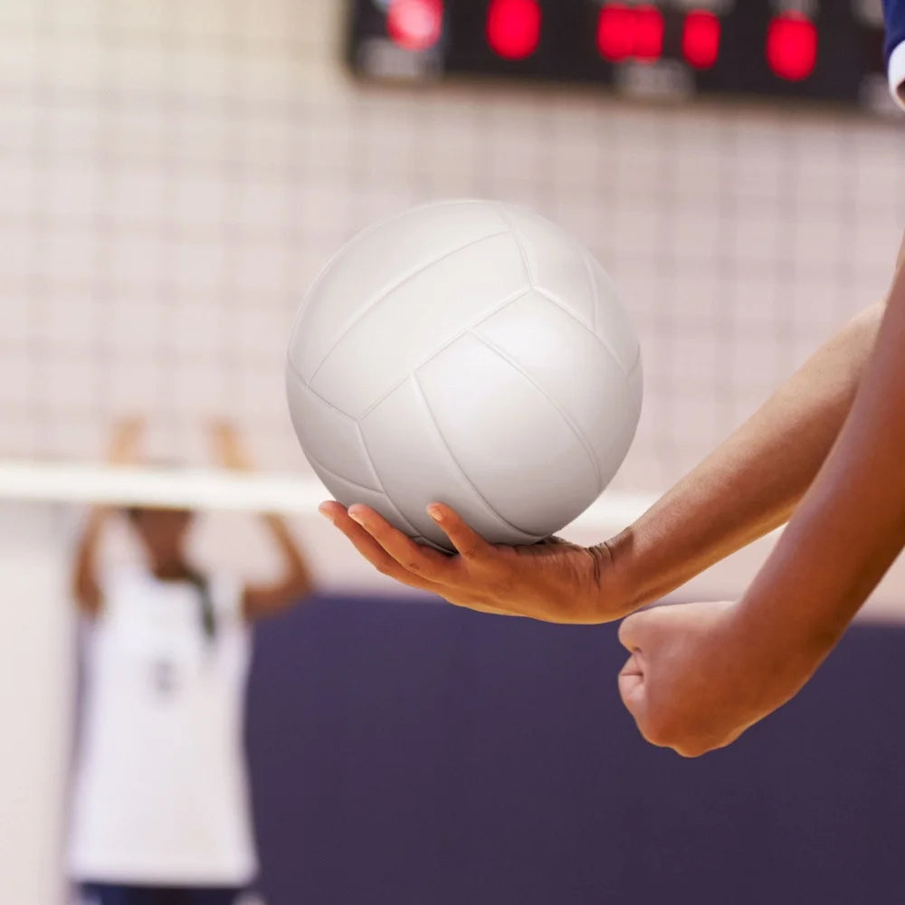 2 Pack Youth Volleyball Indoor Outdoor Composite Durable Full Size Easy to Control Ready to Use Perfect Practice Games