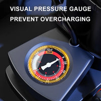 Foot Pedal Portable Pump High Pressure Bicycle Tire Air Pump Schrader Valve Car Basketball Inflator for Electric Car Motorbike