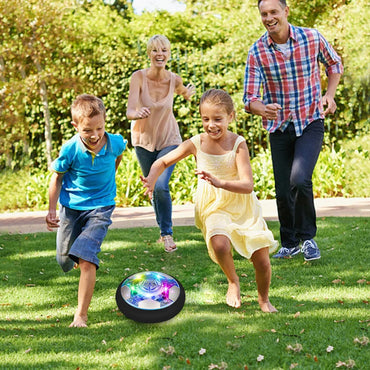 Air Power Hover Ball with LED Light and Foam Bumper Indoor Outdoor Toys Air Floating Soccer Ball Soccer Ball Toys for Boys Girls