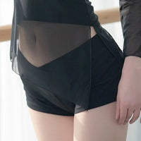 Women Ultra Short Sports Shorts New Casual Sexy Tight Low Waist Shorts Summer Fitness Running Black Ballet Pants