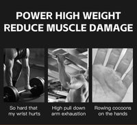 Leather Weight Lifting Training Gloves Palm Protection Women Men Fitness Sports Gymnastics Grips Pull Ups Weightlifting Workout