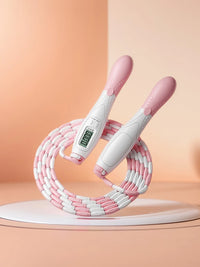 Beaded Jump Rope Jump Rope Adjustable Length Plastic Segmented Jump Rope Soft Beaded Skipping Rope for Indoor Outdoor