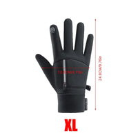 Cycling Windproof Gloves Windproof Outdoor Full Finger Cycling Gloves Pocket Design Screen Touch Cycling Gloves For Sports