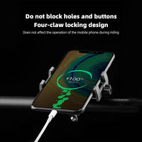 CYCLINGBOX Universal Bike Phone Rack Aluminum Electric Scooter Handlebar Mount