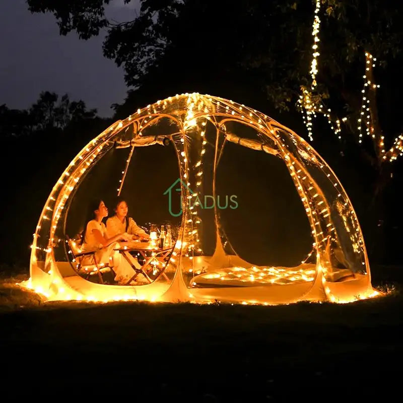 Portable Folding Transparent Outdoor Tent Starry Sky Bubble House Waterproof Winter Sunshine Windproof Camping Shade