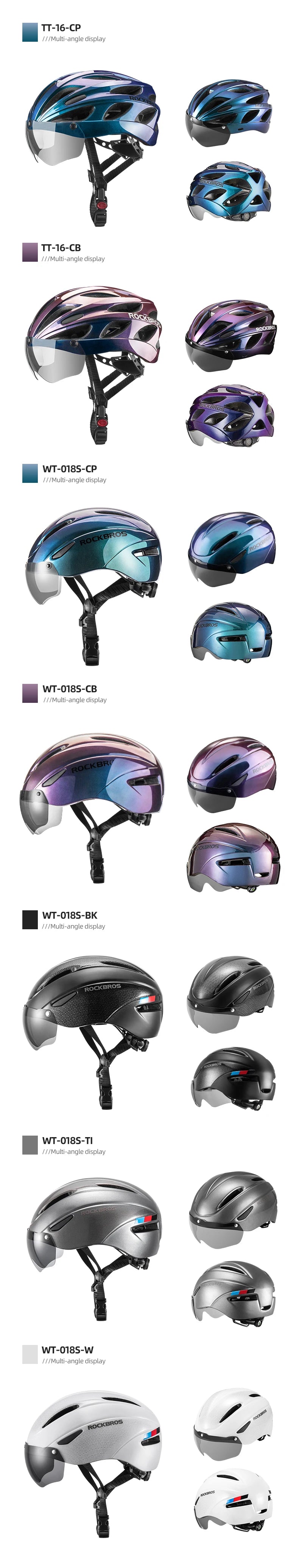 ROCKBROS Bike Helmet EPS Integrally-molded Breathable Lightweight Cycling Safety Helmet Men Women MTB Road Bicycle Helmet