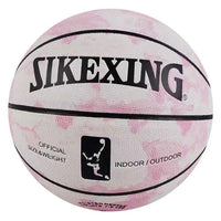 Silent Basketball Wear-Resistant Training Basketball Size 7 PU Basketball Suitable for Indoor & Outdoor Adults