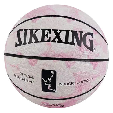 Silent Basketball Wear-Resistant Training Basketball Size 7 PU Basketball Suitable for Indoor & Outdoor Adults