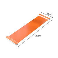 140/180/200CM Yoga Sliding Mat Sport Fitness Glide Pilates Skating Training Board Mat for Ice Hockey Roller Skating Leg Exercise