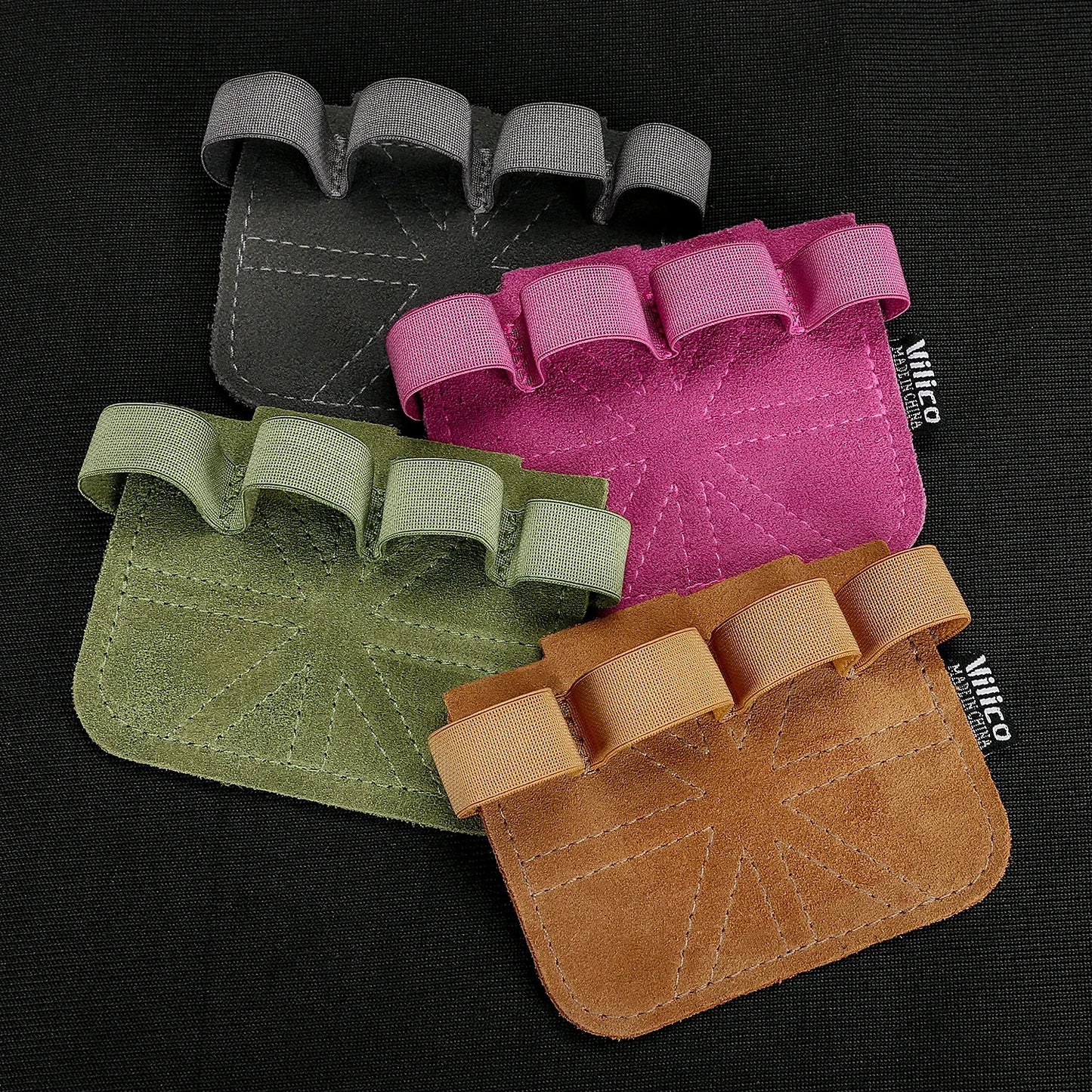 Powerlifting Gym Gloves Breathable Horizontal Bar Booster Gloves Weightlifting Leather Palm Guard Fitness Gloves for Men Women