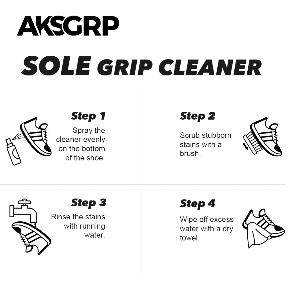 Basketball Shoe Grip Spray - Improve Sole Traction & Court Grip - Rejuvenate & Elongate Sneaker Life -for Various shoes,120ml