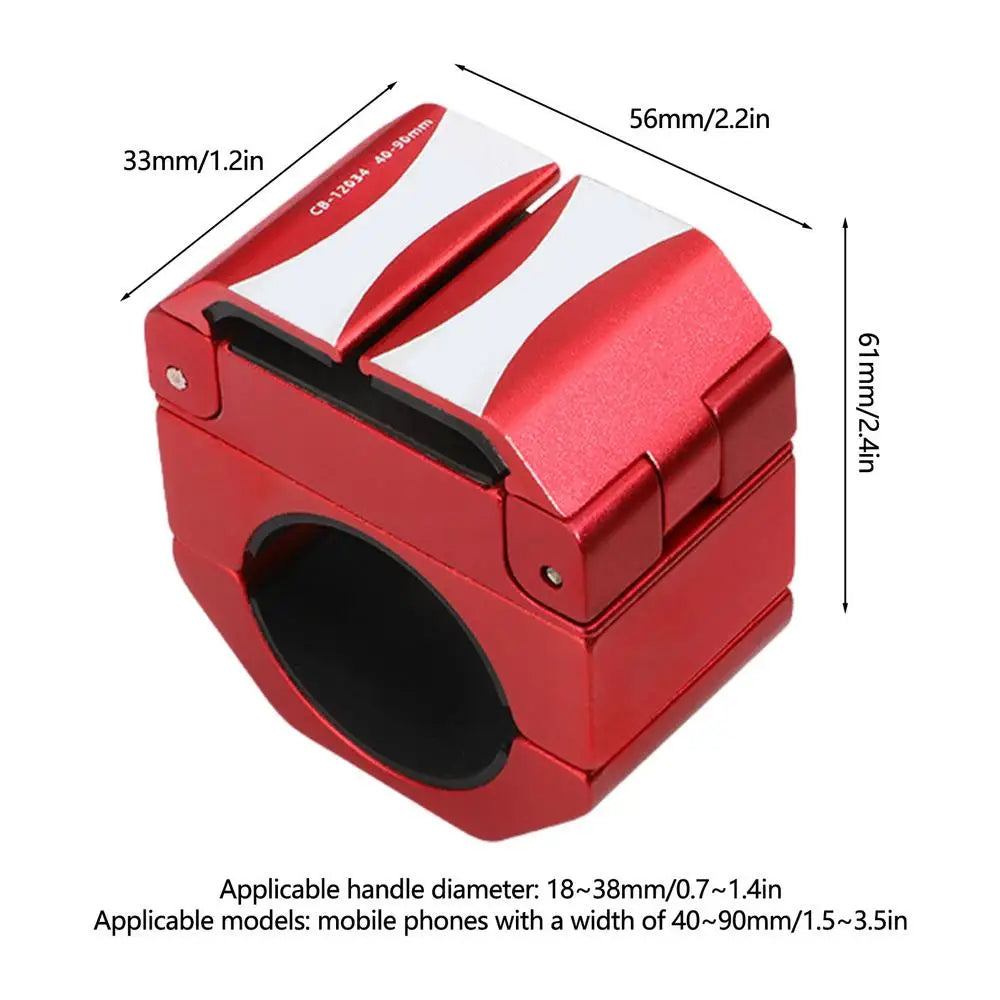 Invisible Ring Shape Bike Phone Holder Aluminum Alloy MTB Road Bicycle Cell Phone Mount Stand Cycling Navigation Bracket