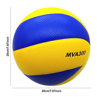 PU leather Ball Size 5 Volleyball Contest Soft Touch Indoor Outdoor Sport Gym Training Volleyball MVA300 V300W V200W