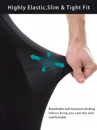 Men Training Athletic Pants Quick Dry Running Leggings Gym Workout Compression Pants