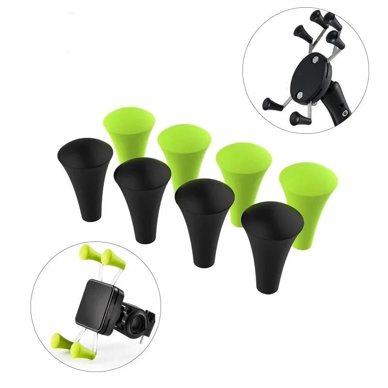 Universal Bicycle Cell Phone Holder motorcycl Accessories for bike Silicone Cap Smartphone Motorcycle clamp Mount Holder