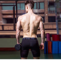 Men's Sports Fitness Shorts Gym Training Quick-Drying Compression Leggings Cycling Shorts Basketball Running Short Workout Tight