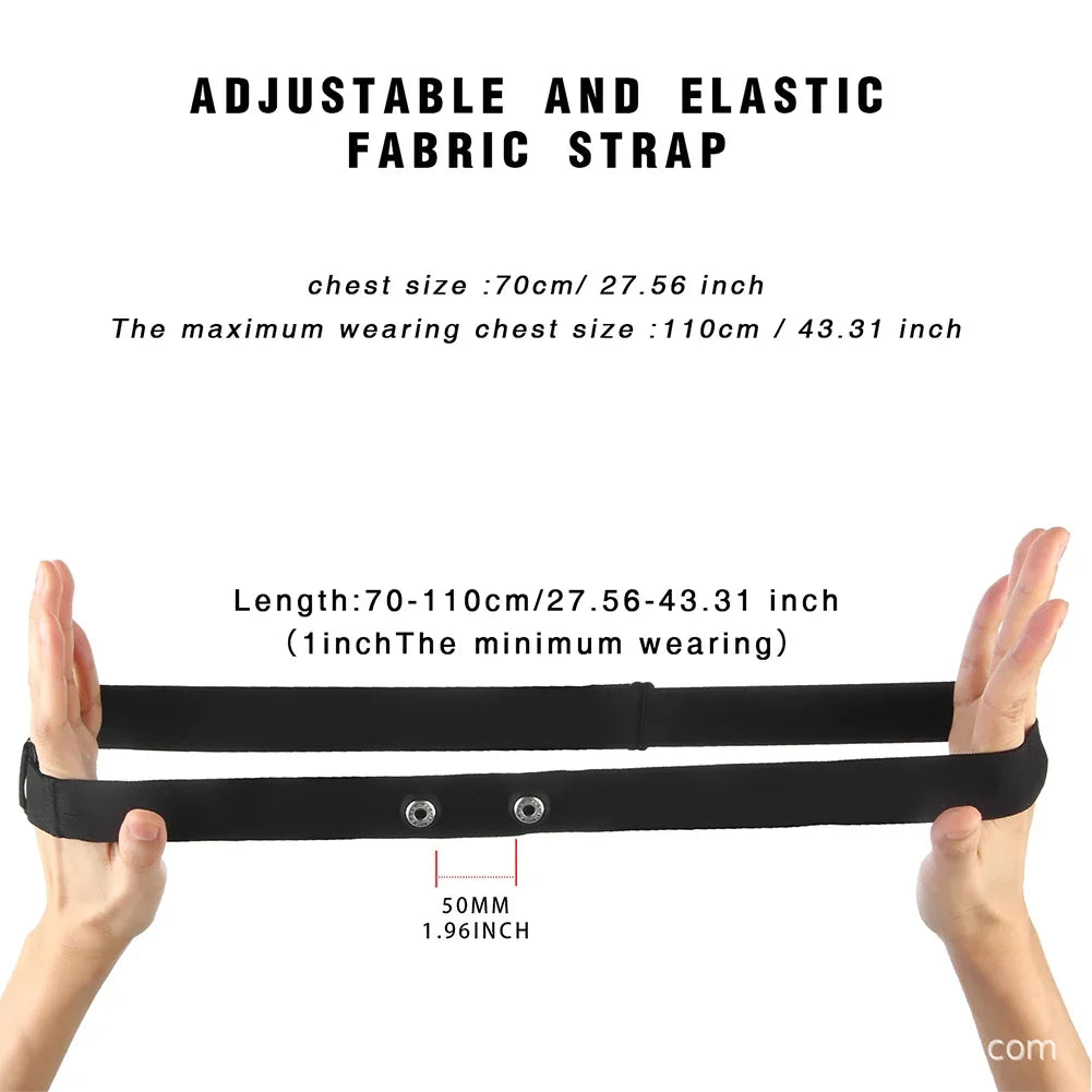 Heart Rate Monitor Replacement Sensor Band Belt Soft Fitnesss Chest Band Chest Belt Fits for Polar Garmin Magene