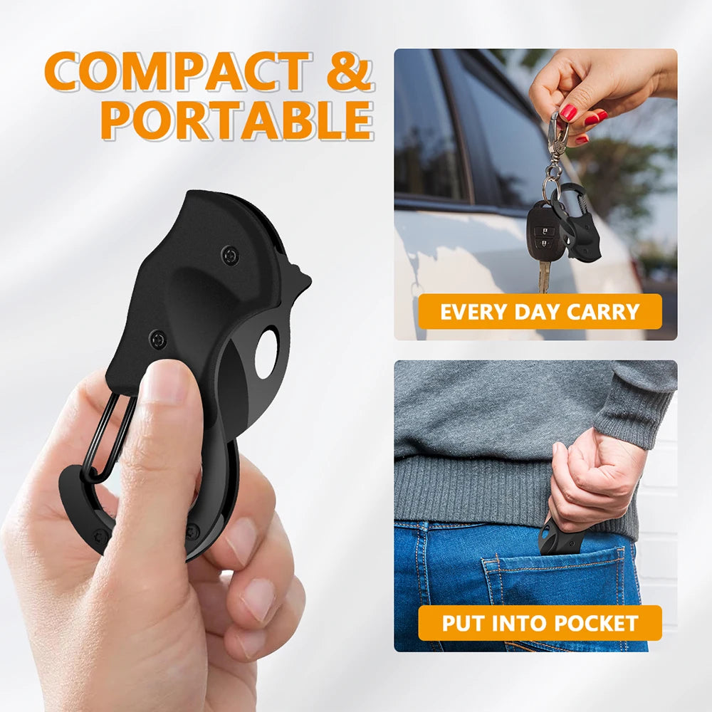 Keychain Folding Knife Mini High-Hardness Multi-Tool Camping & EDC Survival Gift