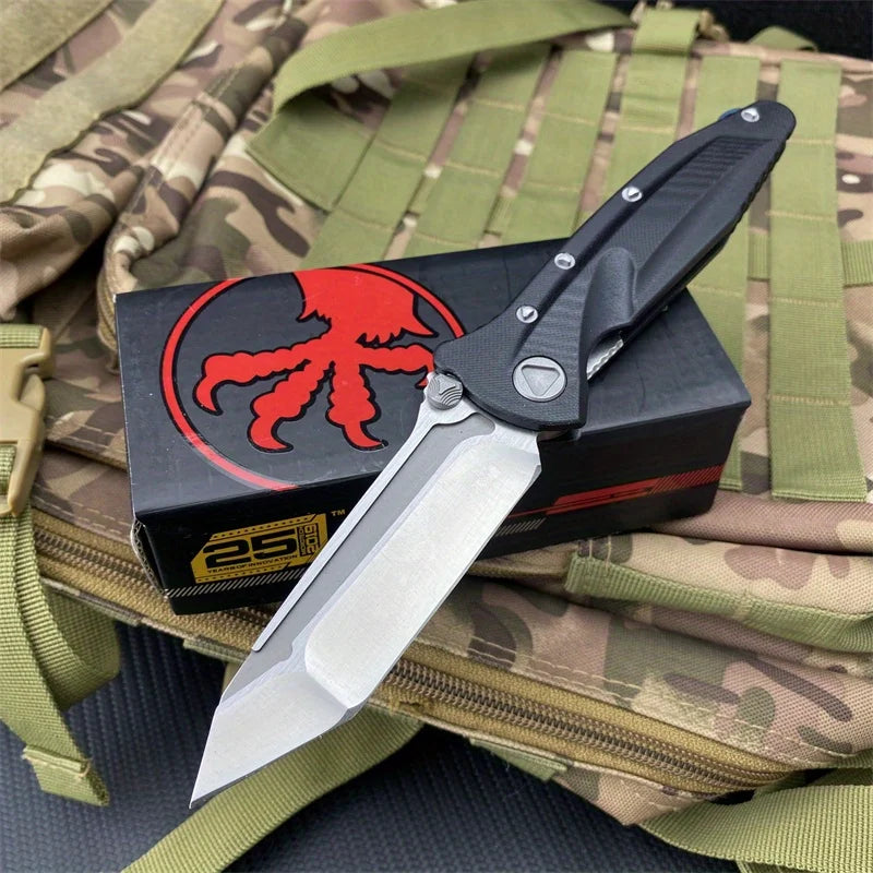 Folding Pocket Knife High Quality Multi-tool D2 Blade G10 Handle Outdoor Camping Fishing Sharp Cutting Combat Knives Men's Gift