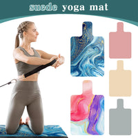 Pilates Reformer Mat Sweat Absorbent Pilates Suede Rubber Yoga Mat Non-Slip Pilates Reformer Machine Towel for Balance Training