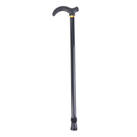 1PC 75-90cm Aluminum Alloy Adjustable Walking Stick 2 Section Stable Anti-Skid Crutch Old Man Hiking Cane Height