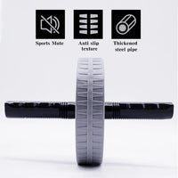 Workout AB Roller Wheel Non-slip Abdominal Roller No Noise Abdominal Trainer Abdominal Exerciser for Home Gym Strength Workouts