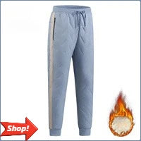 Mens Warm Compression Leggings 1-2 Pcs Sport Training Pants Dry Fit Running Tights Fitness Basketball Jogging Fleece Trousers