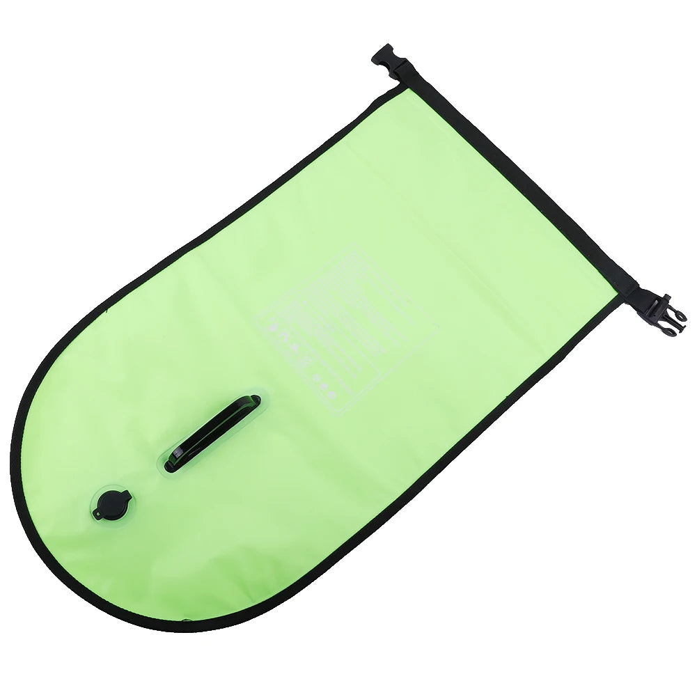 20L Inflatable Open Swimming Buoy Tow Float Dry Bag With Waist Belt For Boating Rafting Swimming Bucket Water Sport Safety Bag