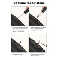 CO2 Bicycle Pump with Tubeless Tire Repair Tool Schrader & Presta Valve Portable Tire Inflator Aluminum Alloy for MTB Road Bike