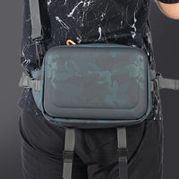Fishing Bag Waterproof Fishing Fanny Pack with Adjustable Belt Fishing Shoulder Bag for Outdoor Hiking Fishing