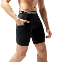 Men's Athletic Compression Shorts: Lightweight, Breathable & Quick-Drying for Running, Jogging, Walking, Trekking & Hiking