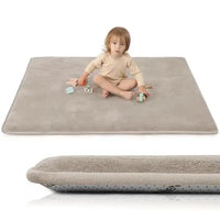 Large Solid Casual Non-slip Carpet Living Room Thick Foam Baby Play Mat Soft for Kids Coral Velvet Rug Yoga Mats